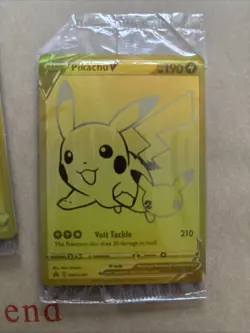 Pokemon TCG Celebrations Pikachu v Gold and Pokeball SWSH145/SWSH146 - Image 5