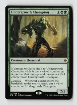 Undergrowth Champion*Non-Foil* Battle for Zendikar 197 LP - Image 1