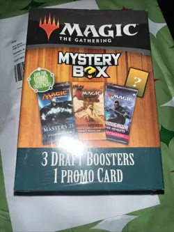 Magic The Gathering Mystery Box 3 Draft Boosters 1 Promo 2024 MJ HOLDING New - Image 2