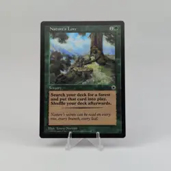 Nature's Lore 178 POR Portal MTG Vintage 1997 Sorcery Green Common Nielsen NM - Image 1