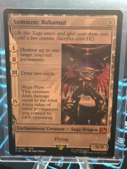 Summon: Bahamut Final Fantasy M0001 NM MTG - Image 1