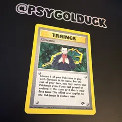 Pokemon TCG Giovanni Trainer Gym Challenge Holo Rare Card 18/132 Unlimited - Image 2