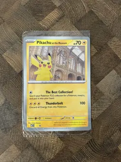 Pikachu At The Museum Pokemon x Natural History Museum Jumbo Promo 🌟| IN HAND - Image 1
