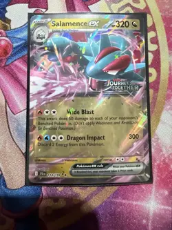 (Stamped) Salamence ex - 114/159 - Pokemon Journey Together Stamp Promo Holo NM - Image 1