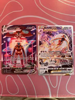 Pokemon Crown Zenith Galarian Gallery Deoxys VMAX GG45/GG70 & VSTAR GG46/GG70 - Image 1