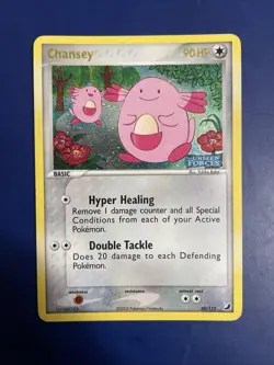 Pokemon Chansey 20/115 Unseen Forces Reverse Holo Stamped Rare MP - Image 1