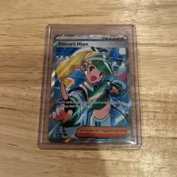 Pokemon TCG: Scarlet & Violet- Destined Rivals DRI 220/182 Emcee’s Hype FULL ART - Image 1