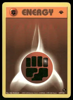 Pokemon Tcg Fighting Energy [1st Edition] #127 Pokemon Gym Challenge MP - Image 1