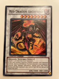 Yu-Gi-Oh Red Dragon Archfiend 2010 Collectors Tin CT07-EN025 Limited Super MINT - Image 1