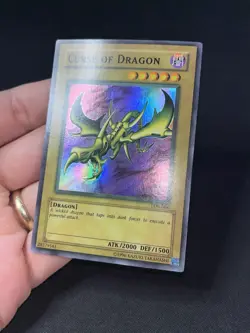 Yugioh Curse of Dragon LOB-066 Super Rare Original 1.5 Print MINT - Image 3