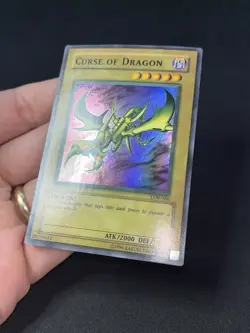 Yugioh Curse of Dragon LOB-066 Super Rare Original 1.5 Print MINT - Image 4