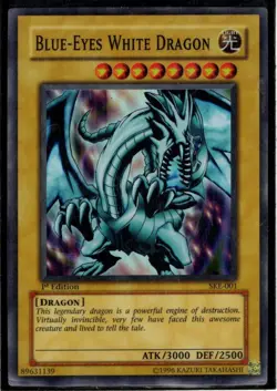 Yu-Gi-Oh-Karte Blue-Eyes White Dragon 1st Edition SKE-001 - Image 1