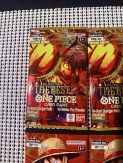 LOT OF 4 PACKS - One Piece TCG English PRB-02 & OP13 Booster Loose Packs - Image 2
