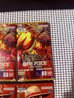 LOT OF 4 PACKS - One Piece TCG English PRB-02 & OP13 Booster Loose Packs - Image 3