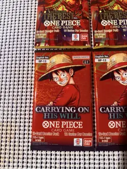 LOT OF 4 PACKS - One Piece TCG English PRB-02 & OP13 Booster Loose Packs - Image 4