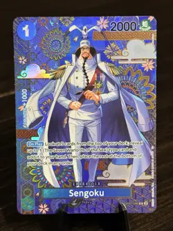 One Piece The Azure Sea's Seven OP14 Sengoku SP Alt Art #OP07-046 - Image 1