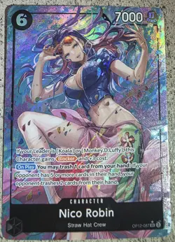 One Piece Nico Robin Alt Art SR OP-12 Legacy Of The Master English - Image 1
