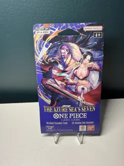 2025 One Piece The Azure Sea's Seven Booster Sleeve Sleeved Pack - New Sealed - Image 2