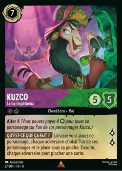 Lorcana - Kuzco - Lama impetueux - MINT/NMINT - FR - FOIL - Image 1
