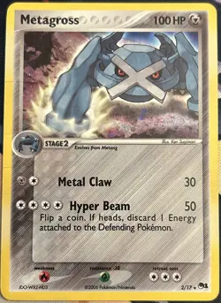 MP - Metagross Holo Rare 2/17 - Pop Series 1 - Pokemon TCG - Image 1