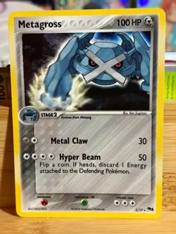 METAGROSS 2/17 POP Series 1 Holo Rare Vintage Pokemon TCG Lightly Played - Image 1