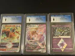 Pokemon Card Lot of 3 Cgc 9 Slabs - Image 1