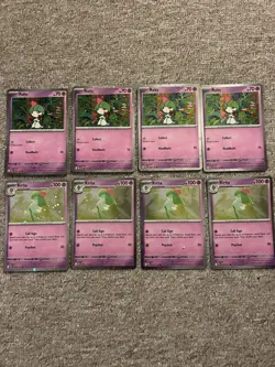 Pokemon Card - Ralts 058/132 - ×4 Kirlia 059/132 - ×4 Playset - Mega Evolution - Image 1