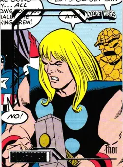 THOR #17 BASE Upper Deck Marvel Allegiance Secret Wars COLLECTIBLE CARD - Image 1