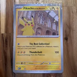 Pikachu At The Museum Jumbo Card - Image 1
