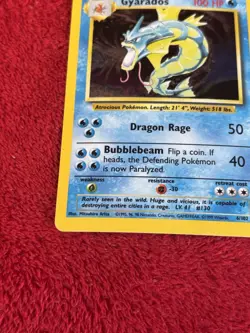 Gyarados 006/102 Base Set Holo Wotc Pokemon Card Played 1999 - Image 4