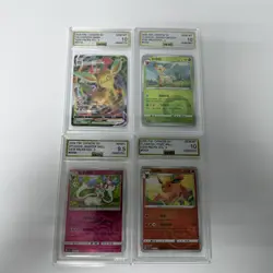 AGS Graded Pokemon Card Lot Of 4 Cards 2 LEAFEON SYLVEON FLAREON - Image 1