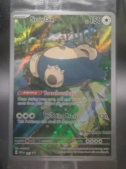 2023 SNORLAX Pokemon Card SVP 051 Pokemon Center Stamped 151 ETB Promo Sealed - Image 1