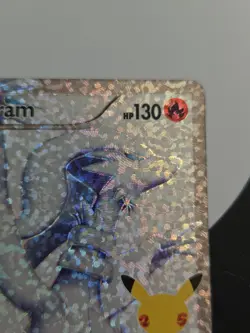 Pokemon TCG Reshiram Full Art Holo Card 113/114 Celebrations Classic Collection - Image 3