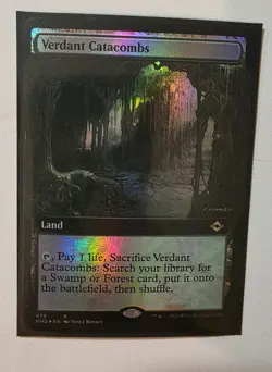 Magic: The Gathering Verdant Catacombs Extended Art Foil Rare MH2 479 English - Image 1