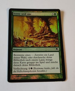 MtG Ernte und sae (DST-81) Common Foil German LP - Image 1