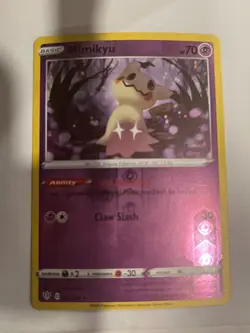 Mimikyu 081/189 S&S Darkness Ablaze Pokemon Reverse Holo Foil Rare - Image 1