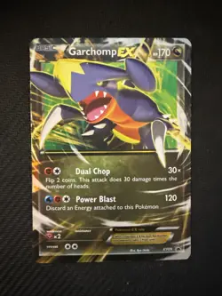 Pokemon TCG 2014 Garchomp EX Black Star Promo XY09 - Image 1