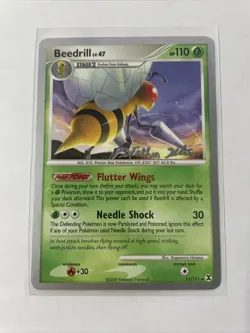 2009 Pokemon World Championships Rising Rivals Beedrill 15/111 Rare NM - Image 1