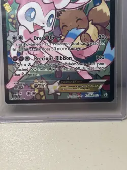 Pokemon TCG Sylveon EX Full Art RC32/32 Generations Radiant Collection Rare LP - Image 2