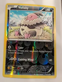 Vullaby - 57/124 - XY Fates Collide Pokemon Reverse Holo Foil Nice! - Image 1