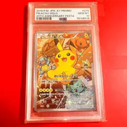 PSA 10 Pikachu Holo 20th Anniversary festa 279/XY-P Promo Pokemon Japanese - Image 1