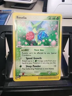 Pokemon TCG - Roselia 9/97 EX Dragon Holo NEAR MINT - Image 2