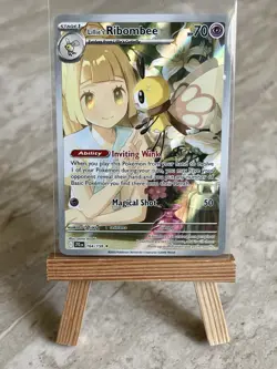 Pokemon TCG Lillie's Ribombee 164/159 Sv09: Journey Together (English) - NM(-) - Image 1