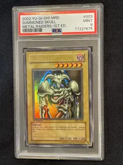 2002 Yu-Gi-Oh! MRD Summoned Skull Metal Raiders 1st Edition PSA 9 - Image 1