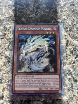 Yu-Gi-Oh! Tenpai Dragon Paidra MP25-EN064 Prismatic Secret Rare - Image 1