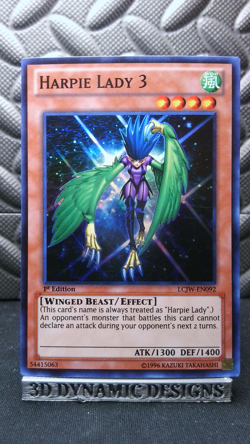 | Yugioh Harpie Lady 3 LCJW-EN092 1st Super Legendary Collection Joeys NM 🔥 | - Image 1