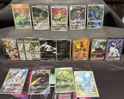 Pokemon TCG Modern EX Lot Bundle of 17 Near Mint-LP (SIR, Full Art, Gradeable) - Image 1