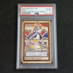 Nami C-W3 WonderSwan Promo PSA 6 EX-MT One Piece CHB 2000 Japanese - Image 1