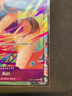 CARD ONE PIECE TCG - Ain ST05-002 Promo SEALED NEAR MINT English Best Sel Vol.3 - Image 4