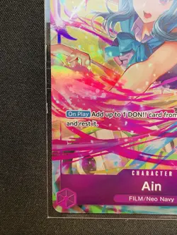 CARD ONE PIECE TCG - Ain ST05-002 Promo SEALED NEAR MINT English Best Sel Vol.3 - Image 5